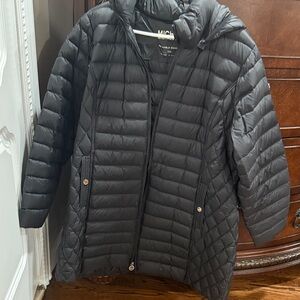 Michael Kors Charcoal Puffer Coat